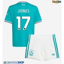 Maglie da calcio Liverpool Curtis Jones #17 Terza Maglia Bambino 2025-26 Manica Corta (+ Pantaloni corti)